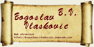 Bogoslav Vlašković vizit kartica
